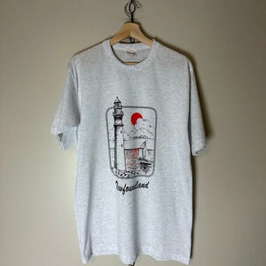 Vintage Newfoundland Lighthouse T-shirt Large